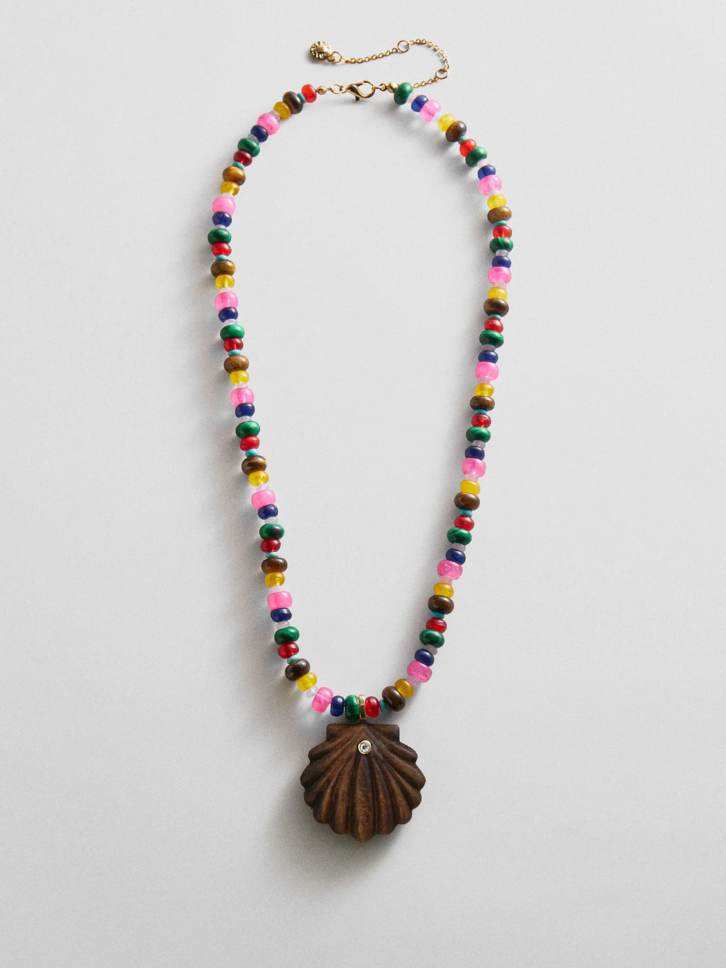 SUN DRIFT SEASHELL PENDANT NECKLACE