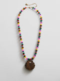 SUN DRIFT SEASHELL PENDANT NECKLACE