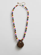 SUN DRIFT SEASHELL PENDANT NECKLACE