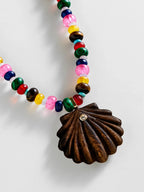 SUN DRIFT SEASHELL PENDANT NECKLACE