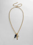 LUCKY CATCH FISH CHARM NECKLACE
