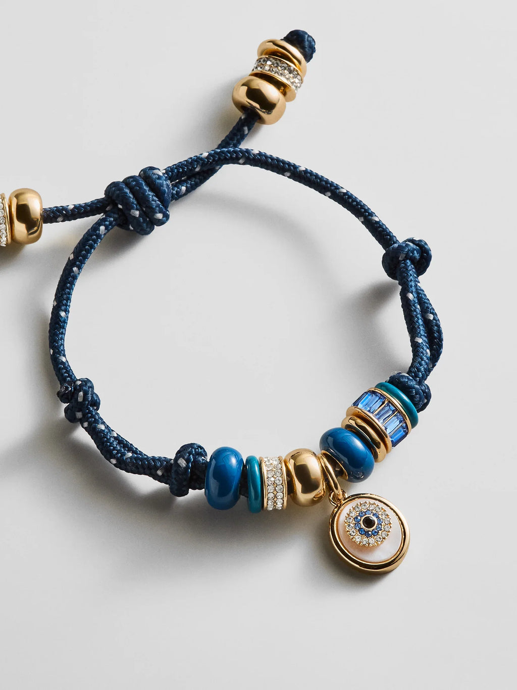 EYE CANDY EVIL EYE CORD BRACELET