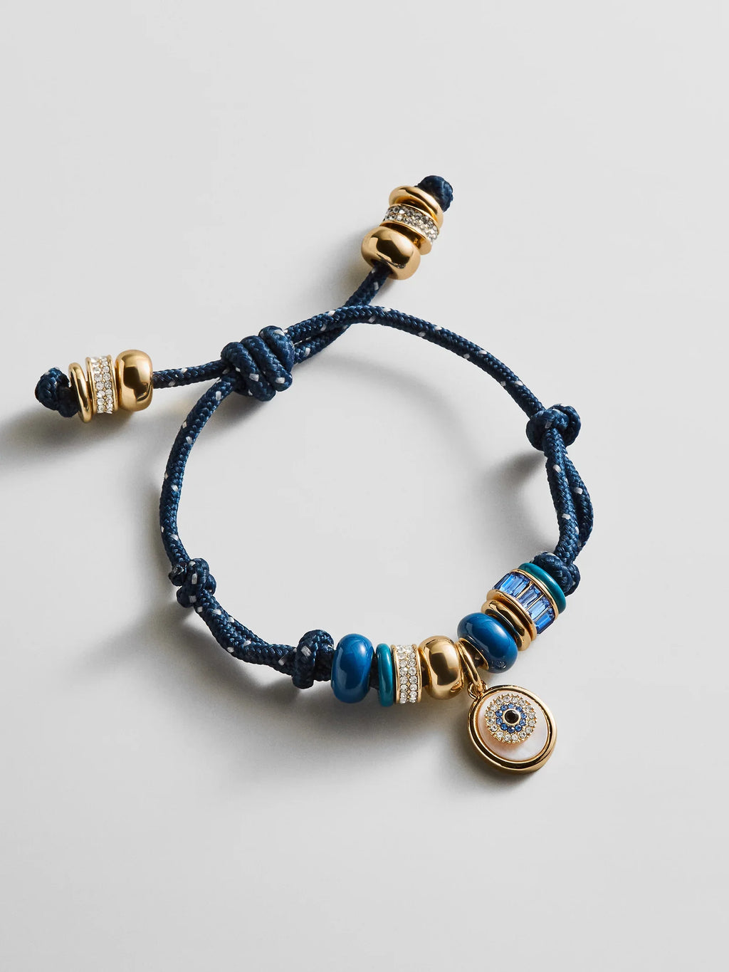 EYE CANDY EVIL EYE CORD BRACELET