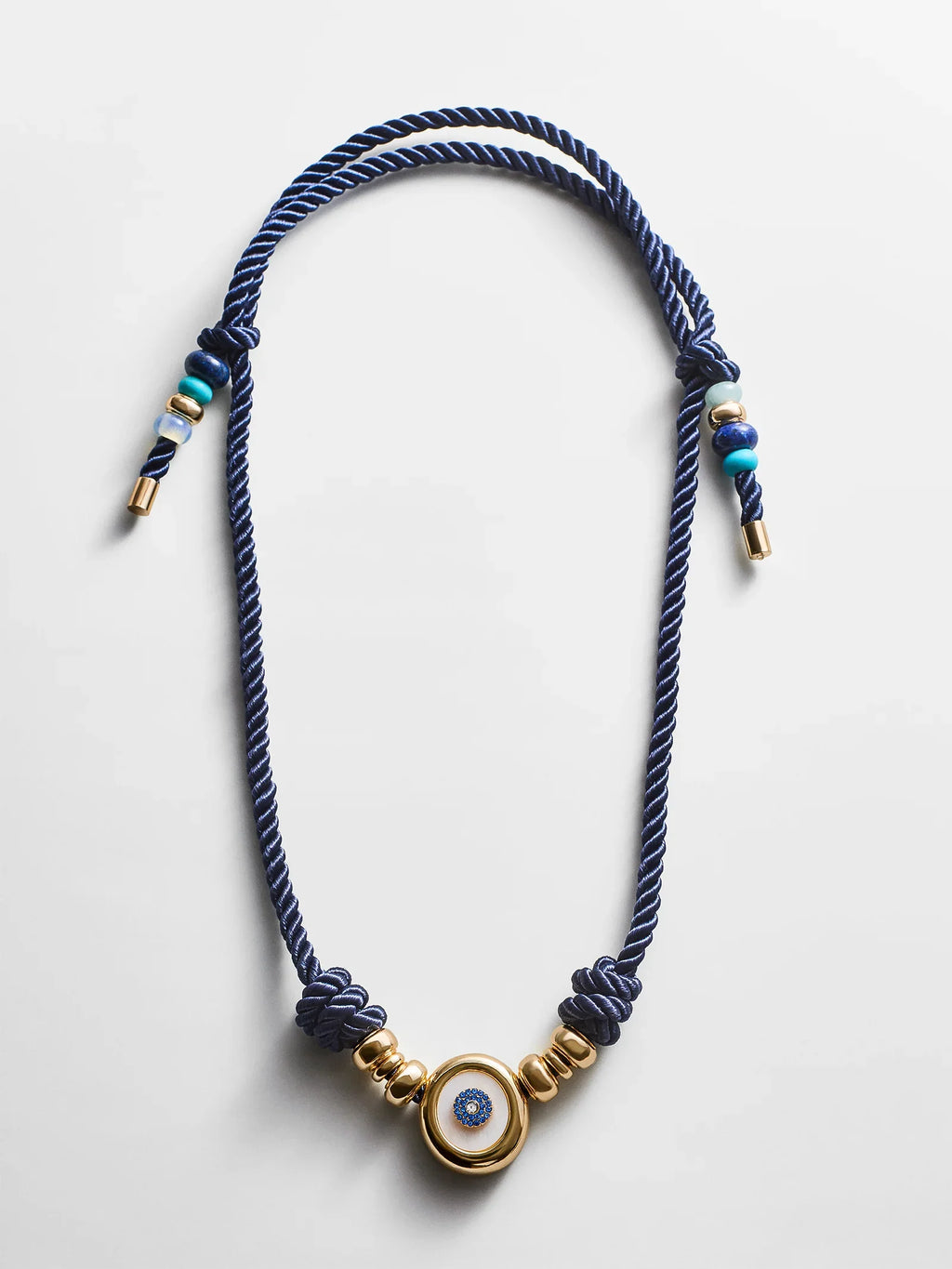 EYE CANDY EVIL EYE CORD NECKLACE