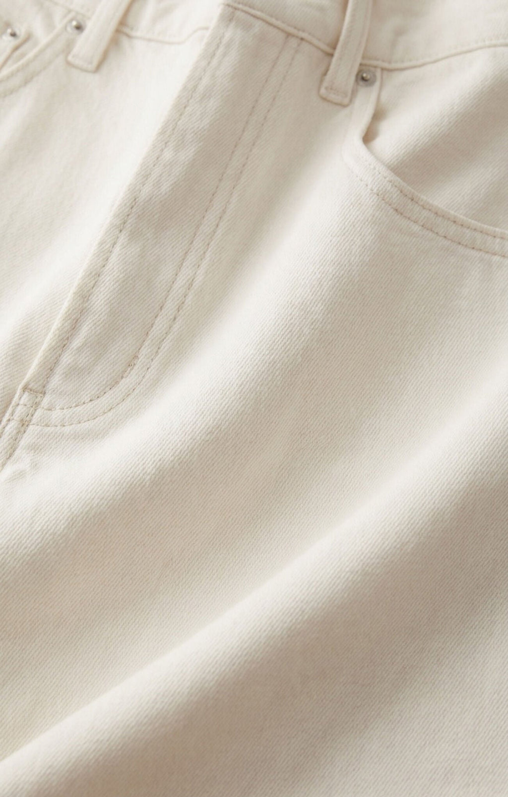 PORTER DENIM SHORT OFF WHITE