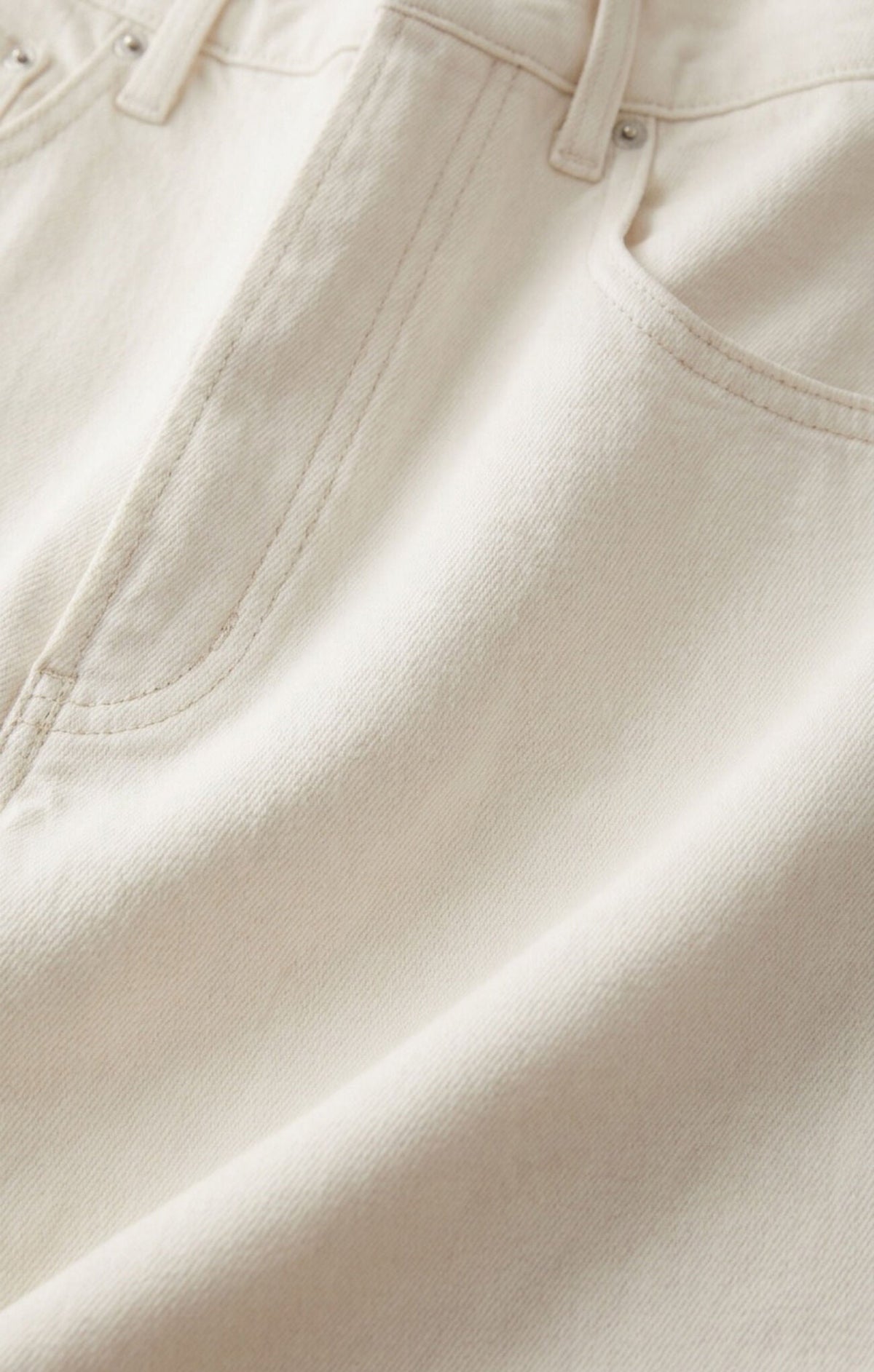PORTER DENIM SHORT OFF WHITE