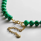 JANETTE BEADED RING NECKLACE